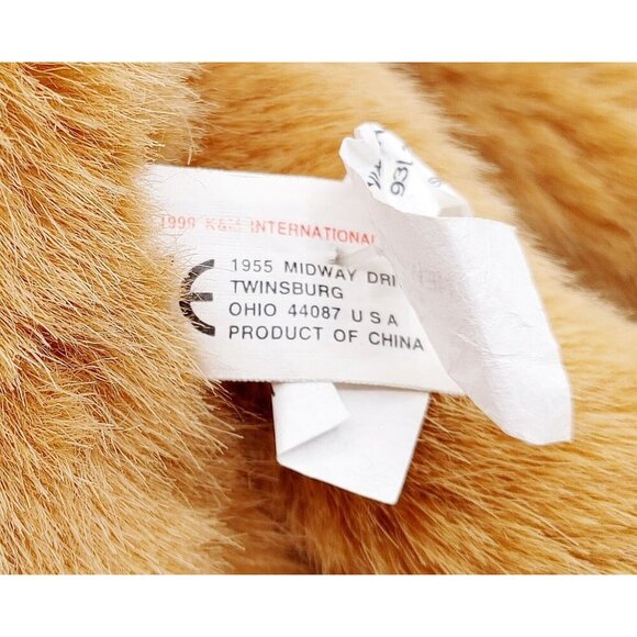 Wild Republic Hanging Lion Plush Neck Hugger Long Arms 1999 Vintage Hook & Loop - Picture 5 of 5